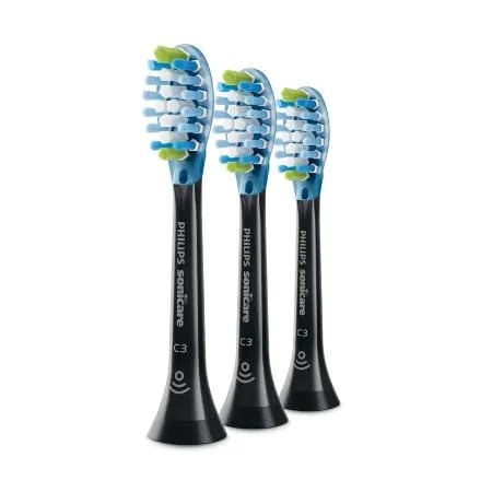 【PHILIPS 飛利浦】Sonicare 智能超效潔淨刷頭3入(黑) HX9043/96★80B006